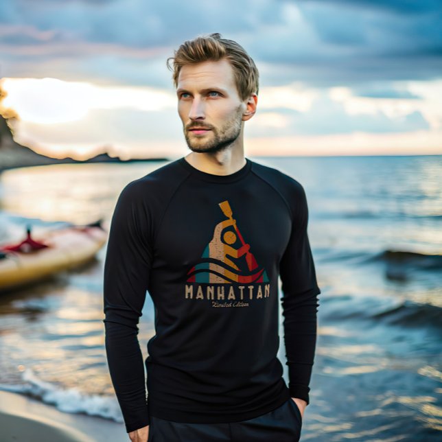 Retro Manhattan Kayaking T Shirt (Skapare uppladdad)
