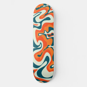 Retro marble 60s mini skateboard bräda 18,5 cm