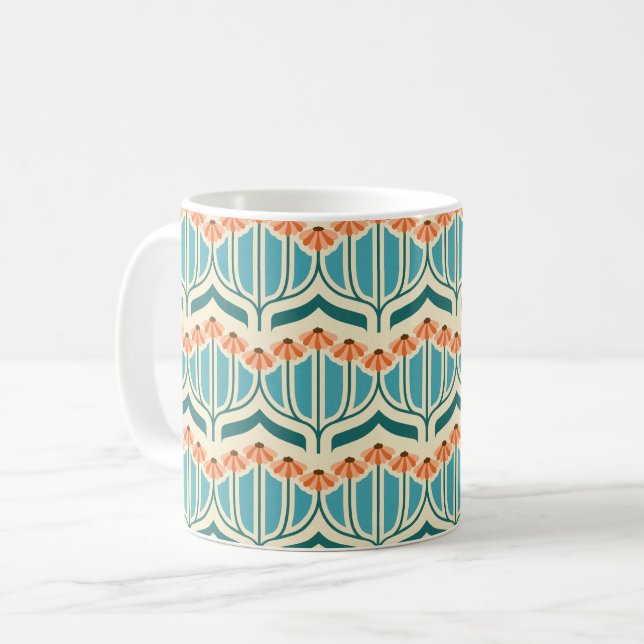 Retro marigments kaffemugg (Framsida vänster)