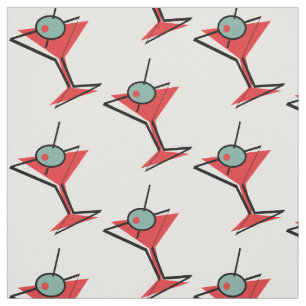 Retro Martini exponeringsglas Tyg