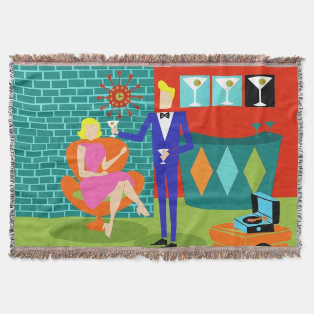 Retro Martini kopplar ihop kastfilten Mysfilt (Framsidan)