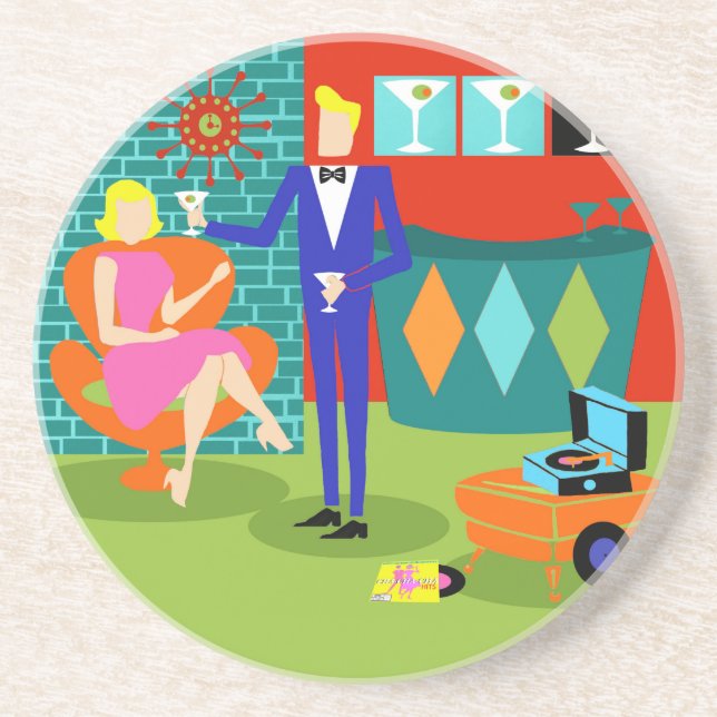 Retro Martini kopplar ihop sandstenkustfartyget Underlägg (Framsidan)