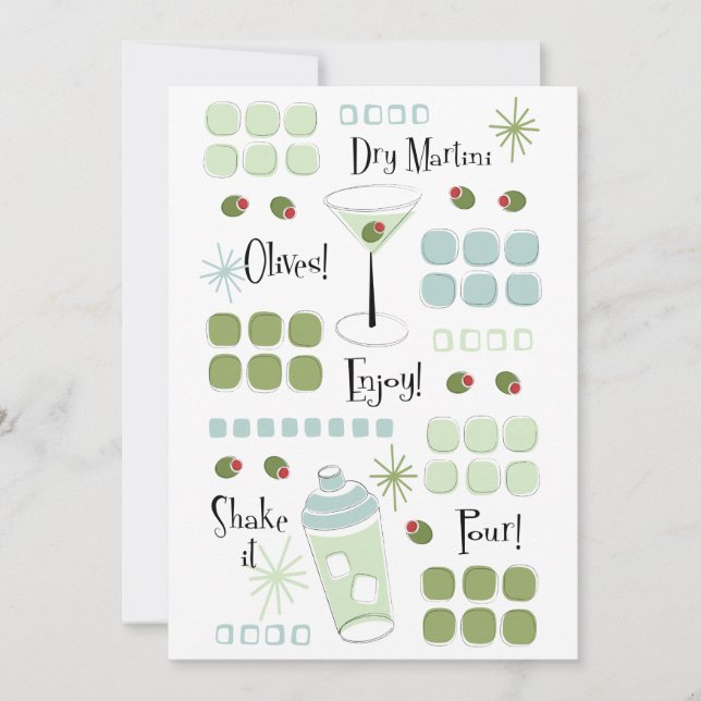 Retro Martini Modern i mitten av århundradet (Framsida)