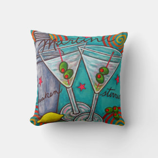 Retro Martini Polyester Dekorativ kudde 16 tum x 1