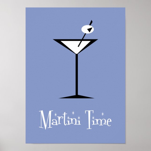 Retro Martini Poster (Framsidan)