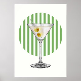 Retro Martini Poster