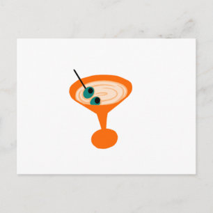 Retro Martini-tid Vykort