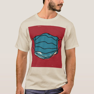 Retro Mask Up Stay Cool Design T Shirt