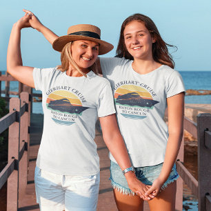Retro Matching Family Cruise Resa Personlig T Shirt