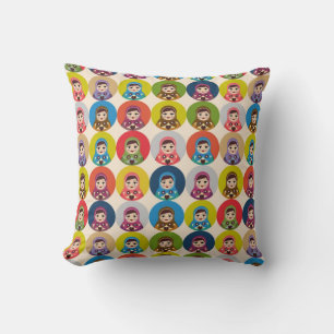 retro matryoshka kudde