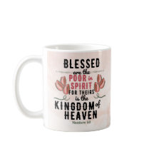 Retro Matthew 5:3 Bible Verse Mugg