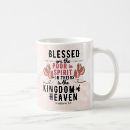 Retro Matthew 5:3 Bible Verse Mugg