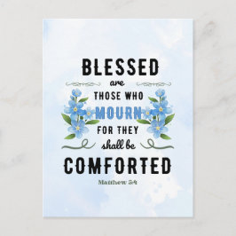 Retro Matthew 5:4 Bibelverse Vykort