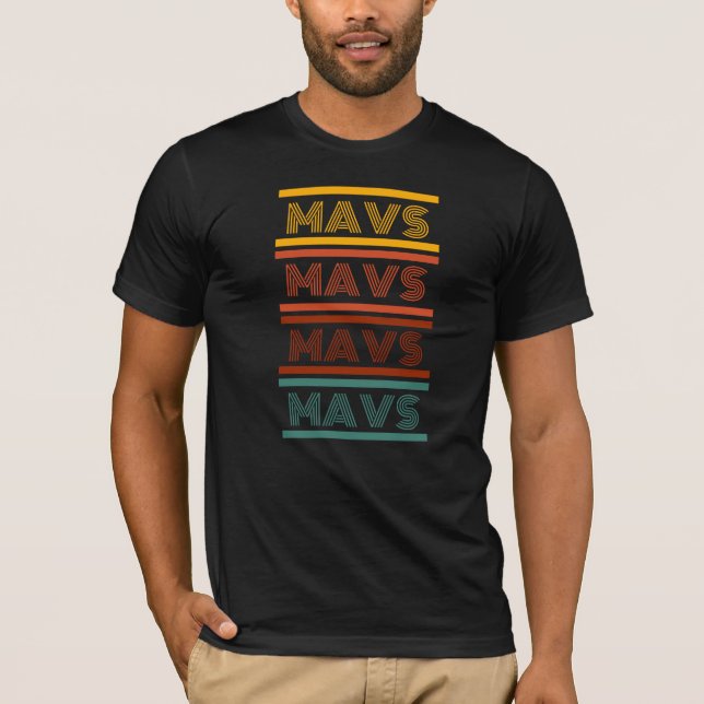 Retro Mavs T Shirt (Framsida)