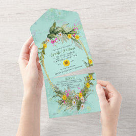 Retro Meadow Classic Flowers