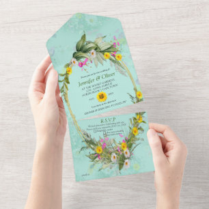 Retro Meadow Classic Flowers
