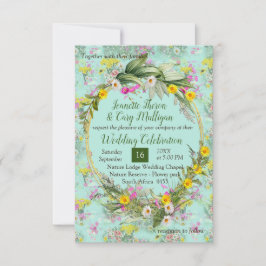 Retro Meadow Classic Flowers OSA Kort