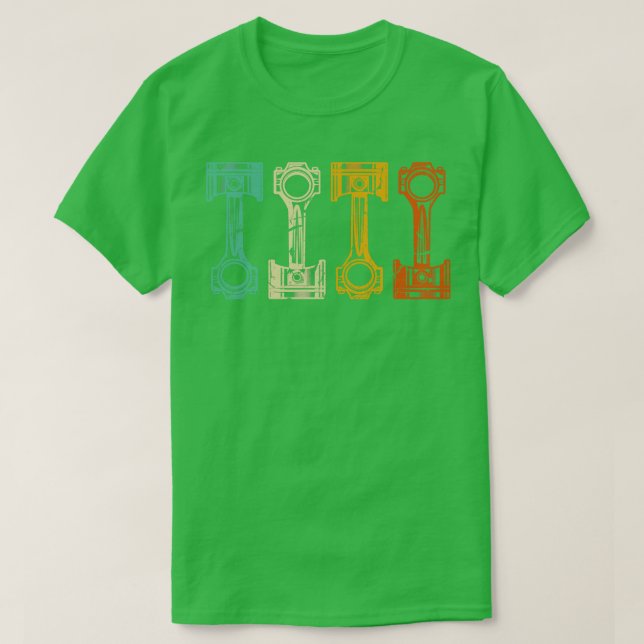 Retro Mechanic Vintage Tuner T Shirt (Design framsida)