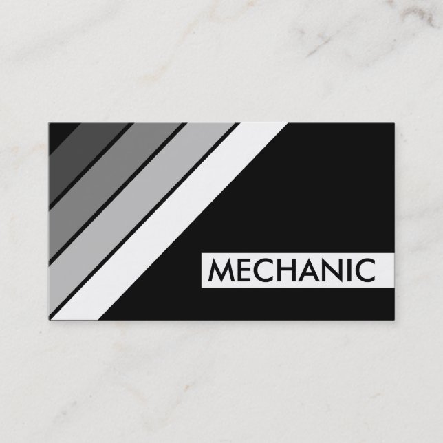 REtro MECHANIC Visitkort (Framsida)