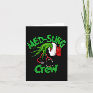 Retro Med-surg Crew Nurse Stethoscope jul Xm Kort