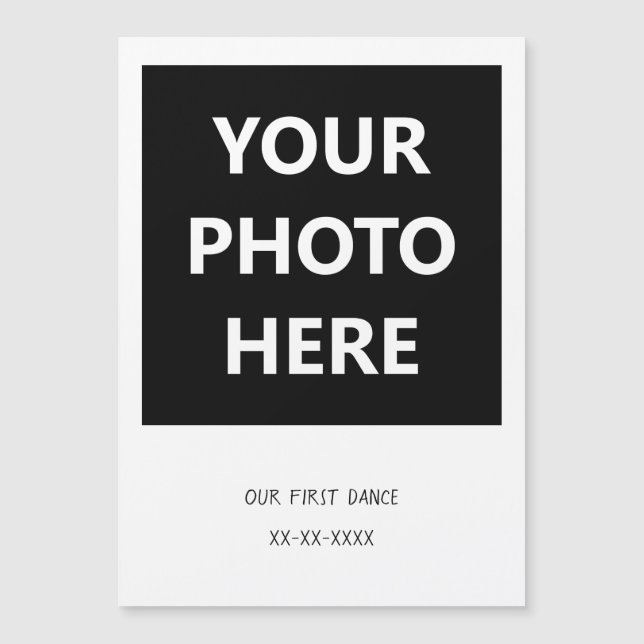 Retro Memories Photo Instant Film med bildtext (Framsida)