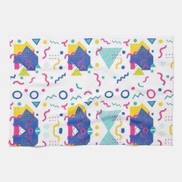 Retro Memphis Geometric Mönster Kökshandduk