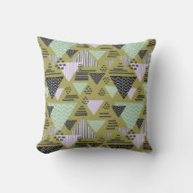 Retro Memphis stil geometriskt triangelmönster