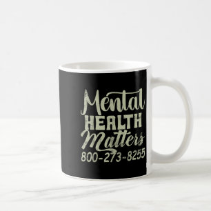 Retro Mental hälsa S 800-273-8255 - Mental hälsa Kaffemugg