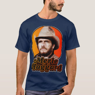 Retro Merle HaggardDesign T Shirt