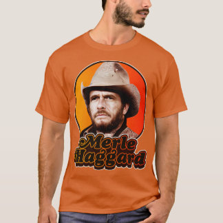 Retro Merle HaggardDesign T Shirt