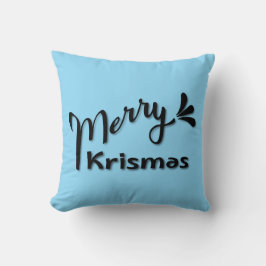 Retro Merry Christmas Style Kudde