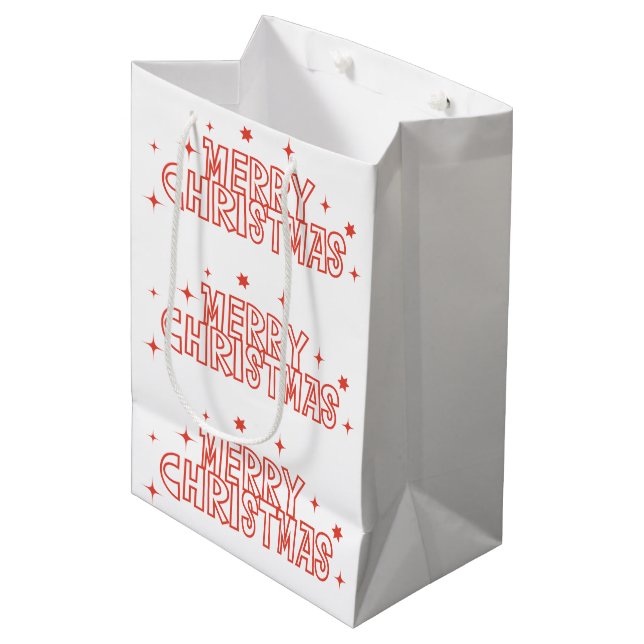 Retro Merry Christmas Typography (Framsidan Vinklad)