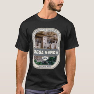 Retro Mesa Verde Us nationalpark Colorado Mesa Ve T Shirt