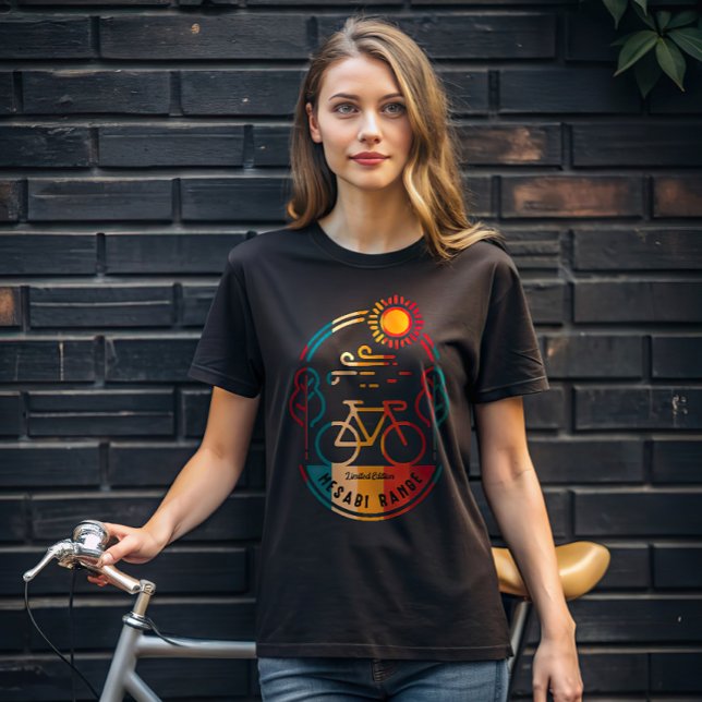Retro Mesabi Range Bike Trail T Shirt (Skapare uppladdad)