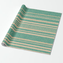 Retro mesh-ränder i turkos och oliv på beige