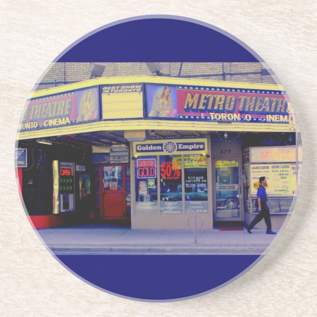 Retro Metro Underlägg Sandsten (Framsidan)