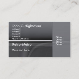 Retro Metrosamling Visitkort