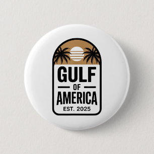 Retro Mexikanska Golfen Usa Amerika Est 2025 Mexik Knapp