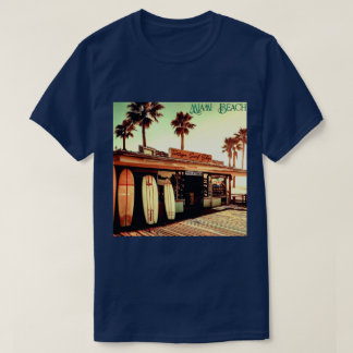 Retro | Miami Beach | Surfa Shop | Unisex | T-Shir T Shirt