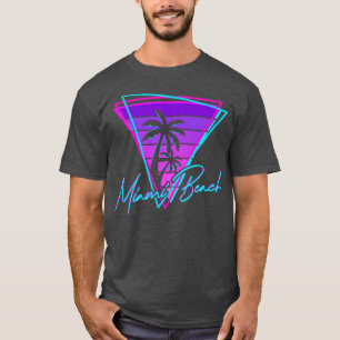 Retro Miami Beach Vintage 80s Beach Gift T Shirt