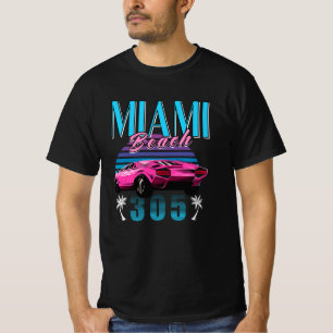 Retro Miami Florida 305 bil T Shirt