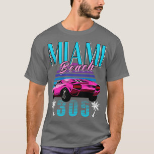 Retro Miami Florida 305 T Shirt