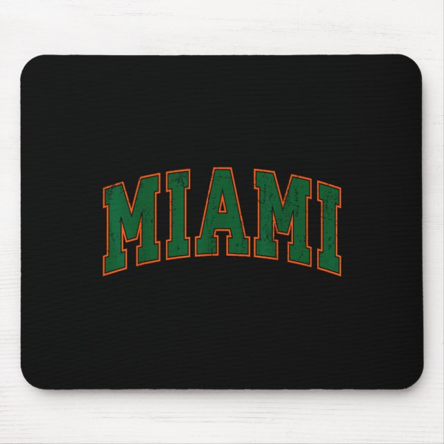 Retro Miami Florida Tee Men Women And Kids  Musmatta (Framsidan)