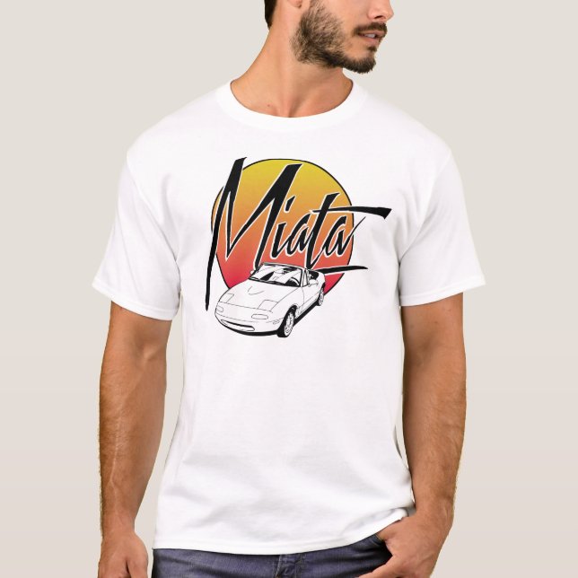 Retro Miata utslagsplats T Shirt (Framsida)