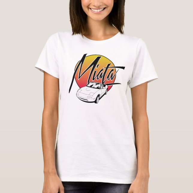 Retro Miata utslagsplats T-shirt (Framsida)