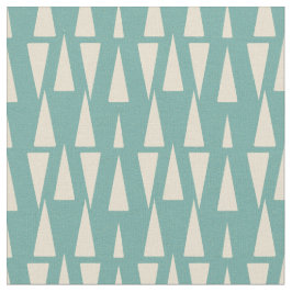 Retro Mid Century Geometric Mönster  Tyg