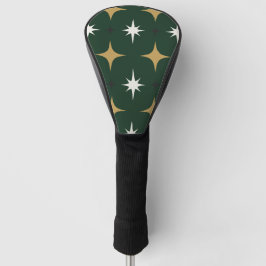 Retro Mid Century Jägare Grön Guld Golf Driver
