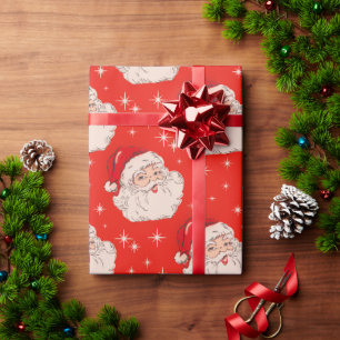 Retro Mid Century jultomten Presentpapper