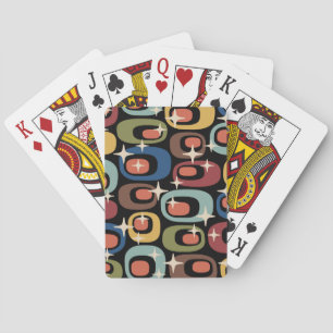Retro Mid Century Modern Abstrakt Casinokort