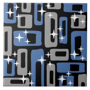 Retro Mid Century Modern Abstrakt Kakelplatta